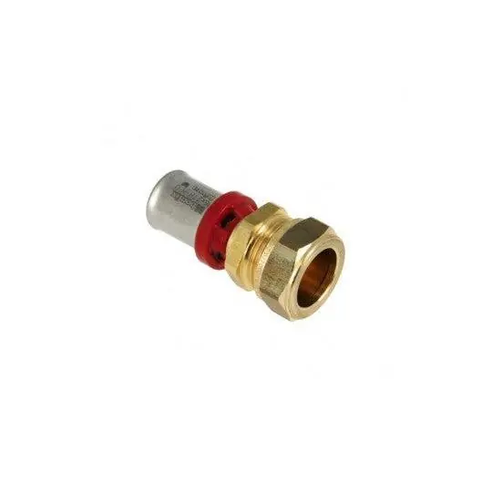 Bonfix Alu-pers 2004105 Rechte koppeling 16 mm x 12 mm knel