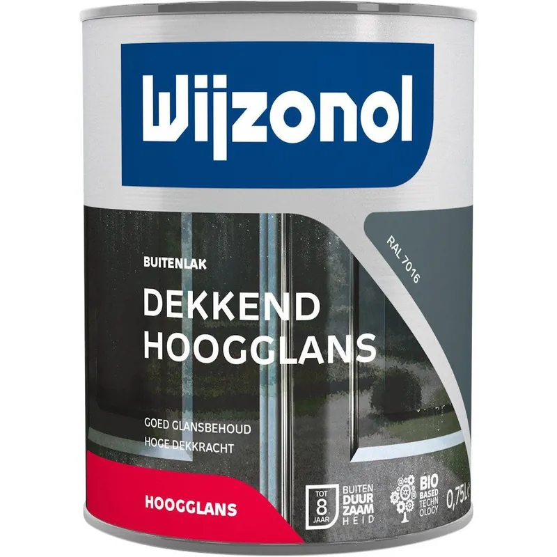 Wijzonol Dekkend Hoogglanslak RAL 7016