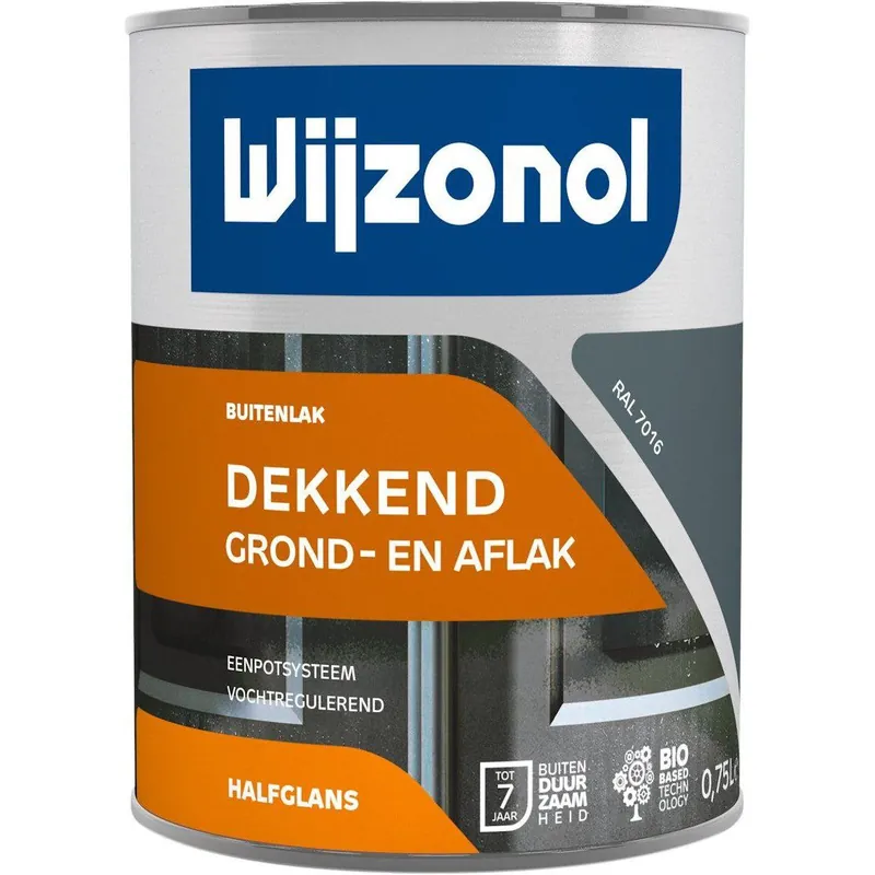 Wijzonol Grond- en Aflak in ??n RAL 7016