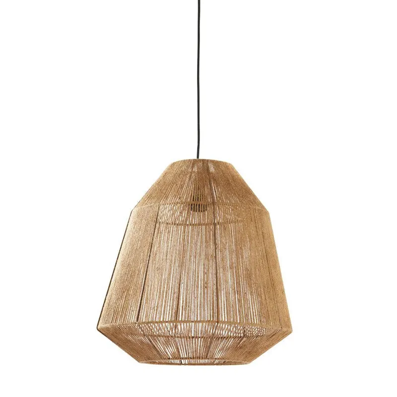 Light & Living hanglamp Malva Ø50x50cm bruin