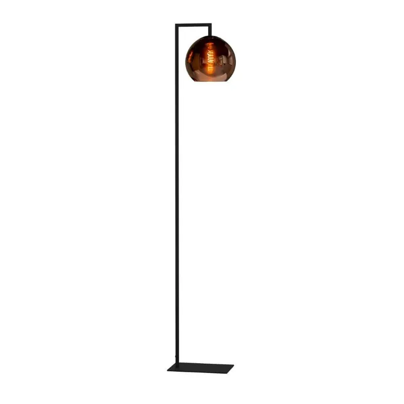 Eglo vloerlamp Cordoba zwart/koper