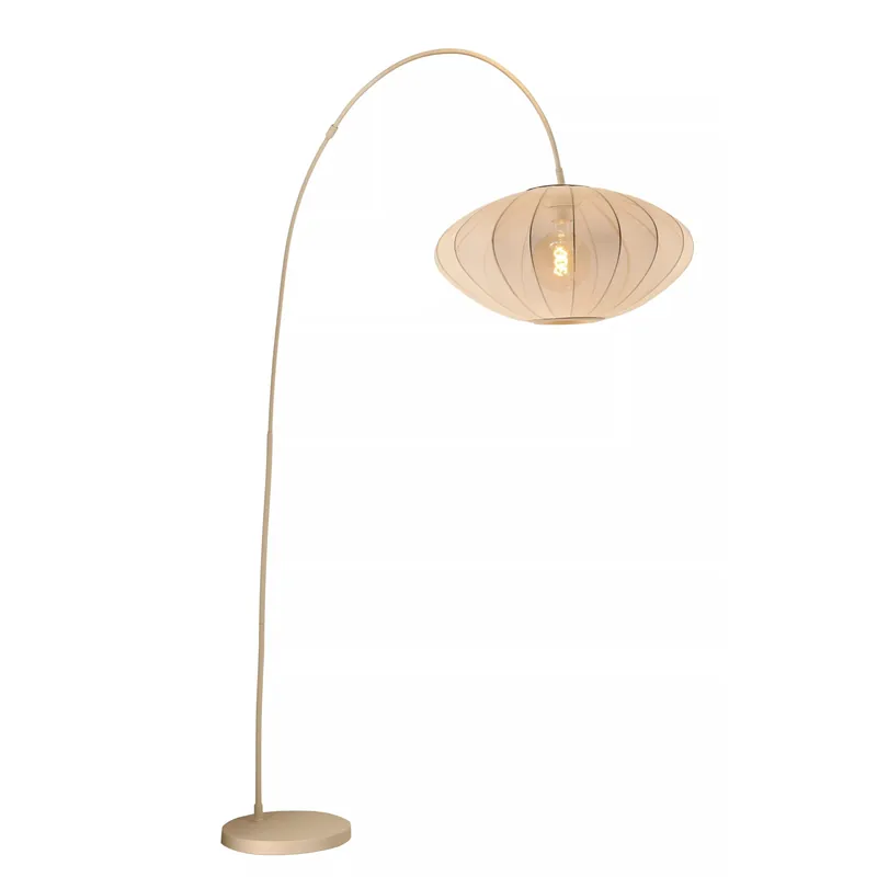 Lucide booglamp Corina E27 beige