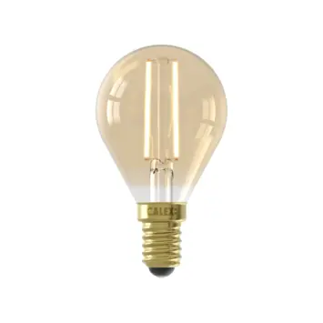 Calex LED kogellamp E14 3,5W goud dimbaar