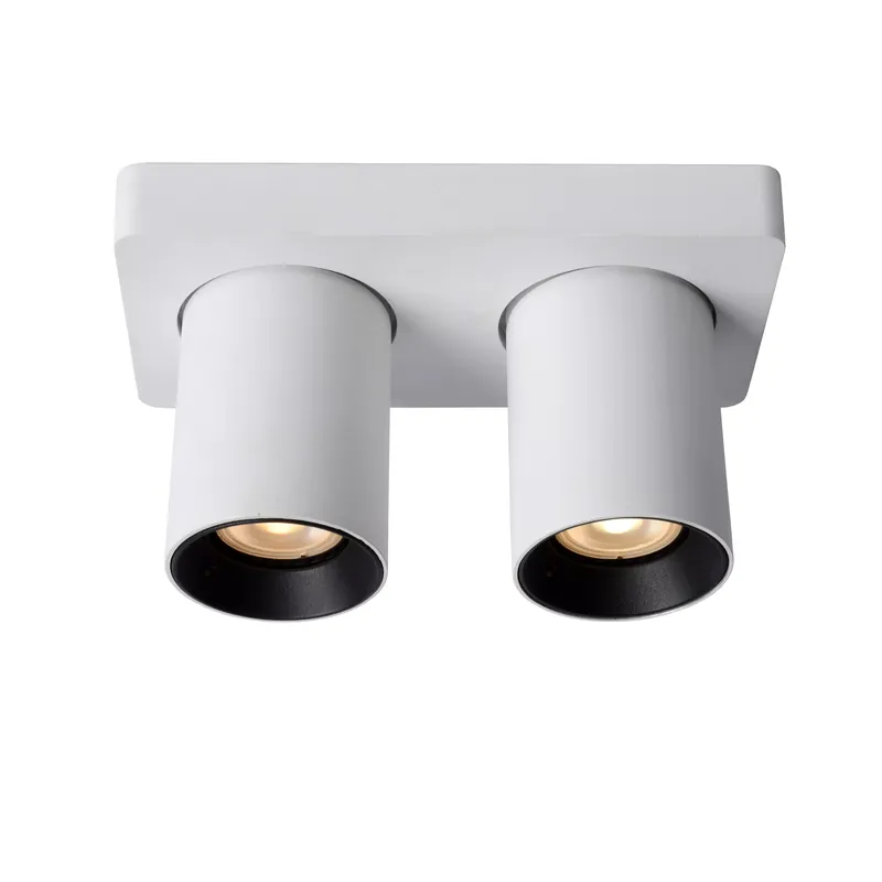 Lucide plafondspot Nigel LED Dim to warm 2xGU10 wit
