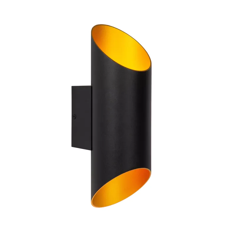 Lucide Quirijn wandlamp G9 zwart/Goud