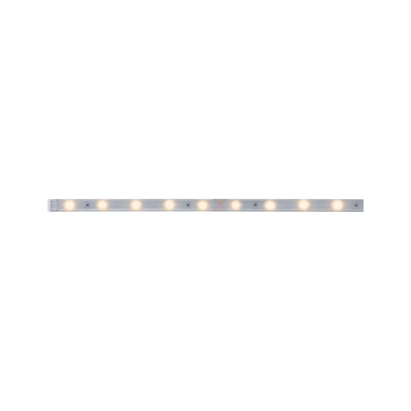 MaxLED 250 strip 1m warmwit IP44 Afdekking 2700K 4W 230/24V Zilver