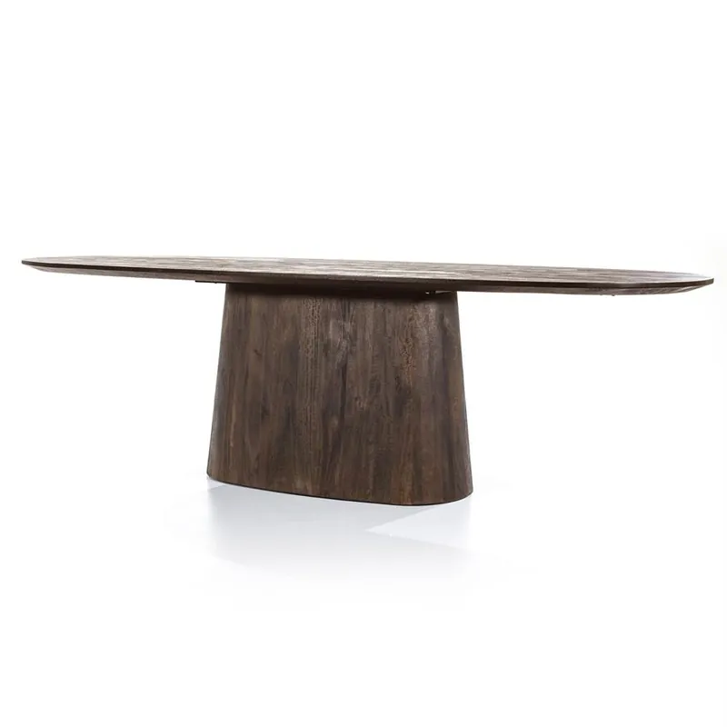 Eleonora eettafel Aron ovaal bruin