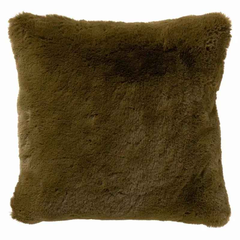 Dutch Decor sierkussen Zaya Military Olive 45×45 cm