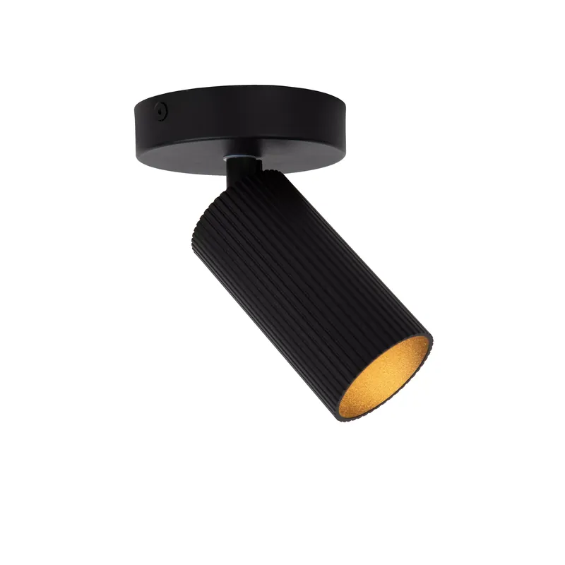 Lucide Clubs plafondspot 1xGU10 zwart