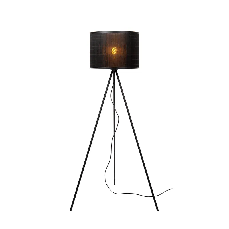 Lucide Tagalog vloerlamp 55cm 1xE27 zwart