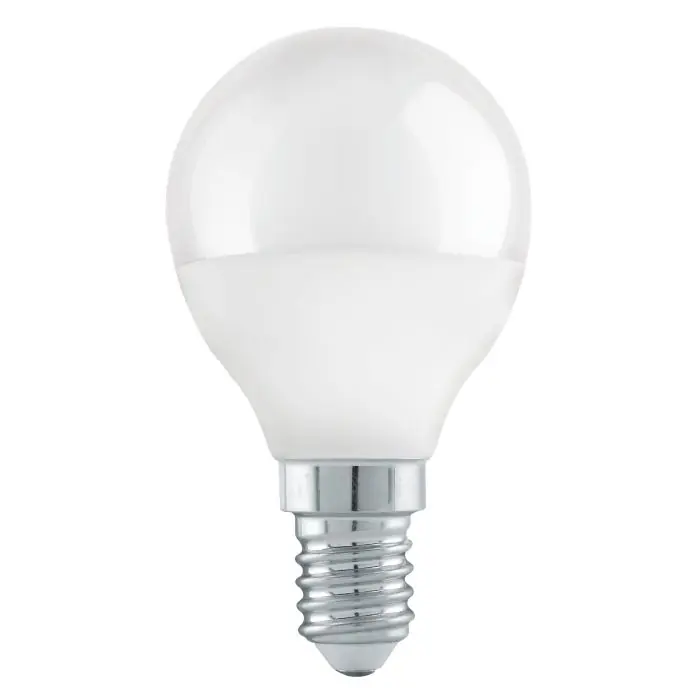 Eglo LED kogel dimbaar E14 mat warm wit 4,9W 470LM