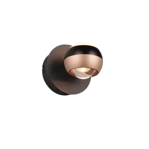 Trio Select wandlamp Orbit mat zwart