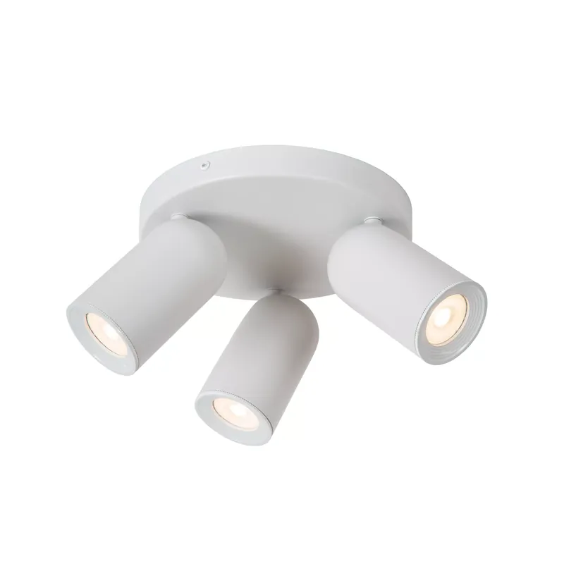 Lucide PUNCH - Plafondspot - Ø 21 cm - 3xGU10 - Wit