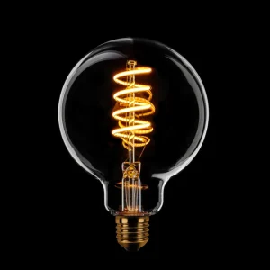 ETH Led Spiraal Globe 95mm E27 6W 3 stappen dimtone sceneswitch 2200k-2400k-2700k Helder 110+260+550L