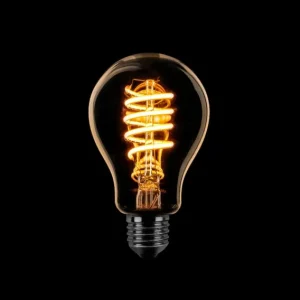 ETH Led Spiraal standaard A60 E27 6W 3 stappen dimtone sceneswitch van 2200k-2400k-2700k Goud 80+210+490L
