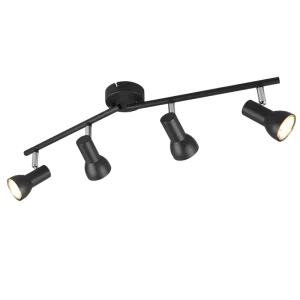 Reality opbouwspot Cantar 4-spots zwart