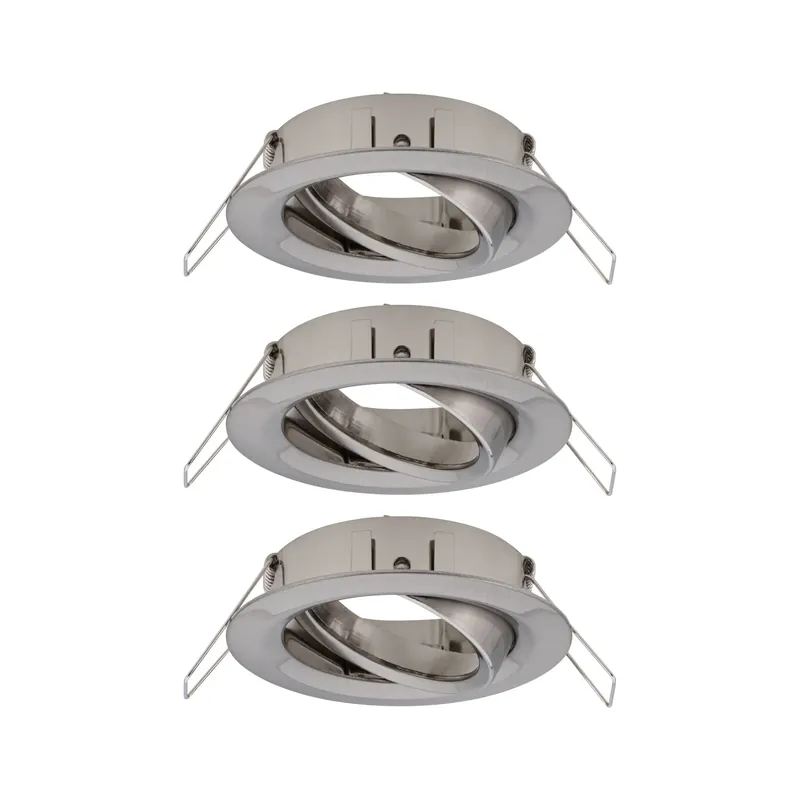 Paulmann Inblp Choose Set van 3 spots zwenkbaar max 3x10W 230V 51mm ijzer geb alu