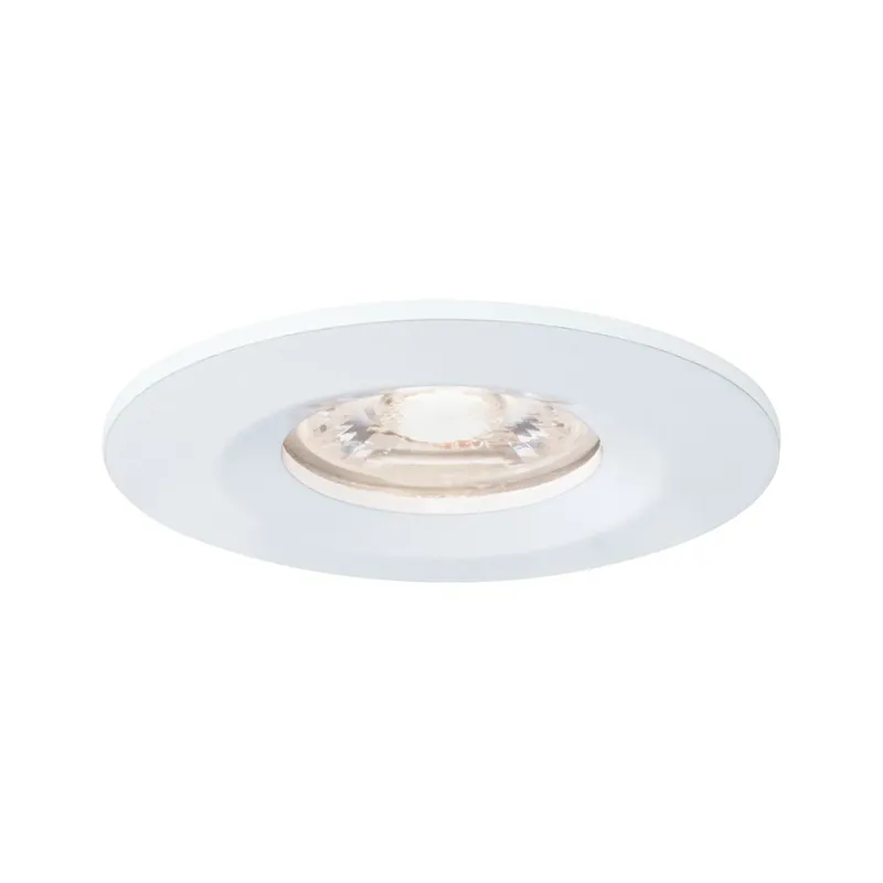 Paulmann Inblp Nova mini Coin rond stijf IP44 LED 1x4W 310lm wit mat/alu