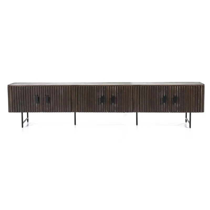 Eleonora TV meubel Remi 6 drs. bruin