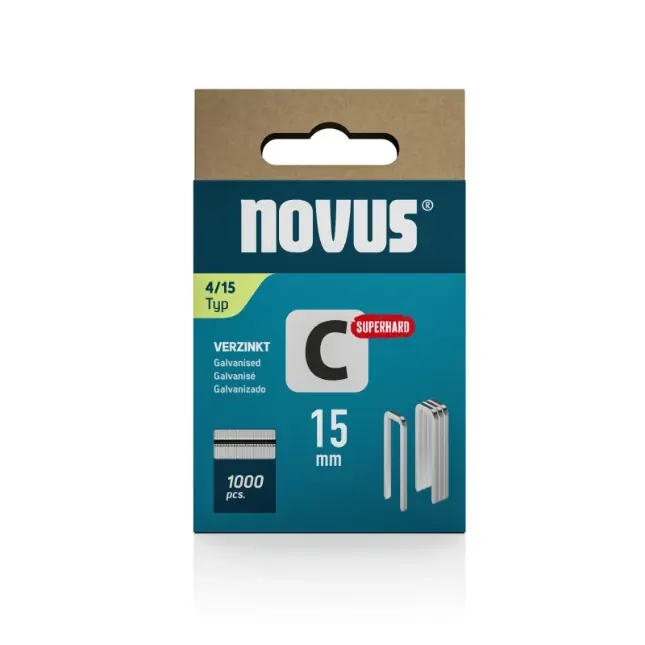 Novus smalrug nieten C 4/15 (1100 stuks)