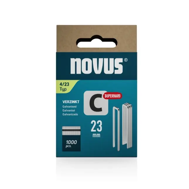 Novus smalrug nieten C 4/23 (1100 stuks)