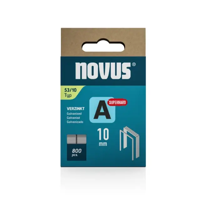 Novus dundraad nieten A 53/10mm SH (1000 stuks)