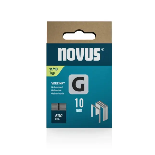 Novus vlakdraad nieten G 11/10mm (600 stuks)