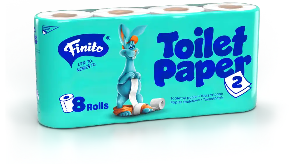 Finito toiletpapier 2-laags 8 rollen