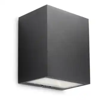 Philips Flagstone wandlamp buiten zwart