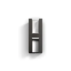 Wandlamp Philips Shadow antraciet 2x4.5W