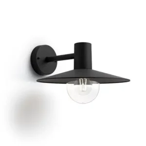 Wandlamp Philips Skua zwart 1x42W 230V