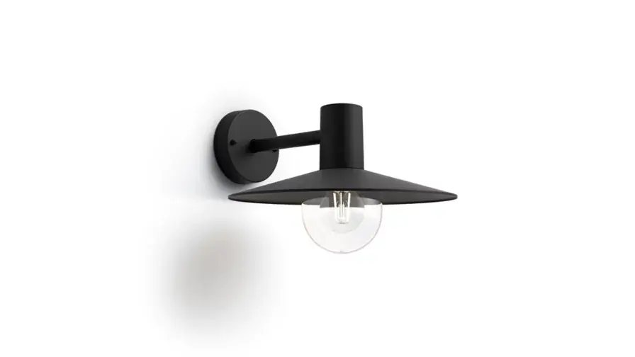 Wandlamp Philips Skua zwart 1x42W 230V