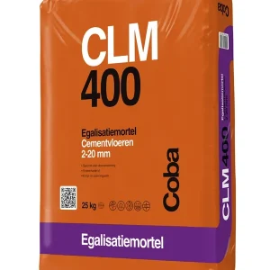 Coba CLM400 egalisatiemortel grijs 25kg