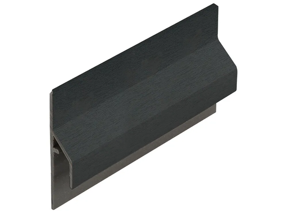 Keralit trim/kraal aansluitprofiel 10mm monumentengroen 6 meter