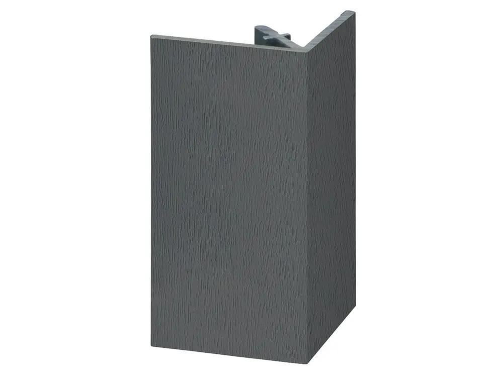 Keralit uitwendig rechthoekprofiel 46x46mm antraciet 4 meter