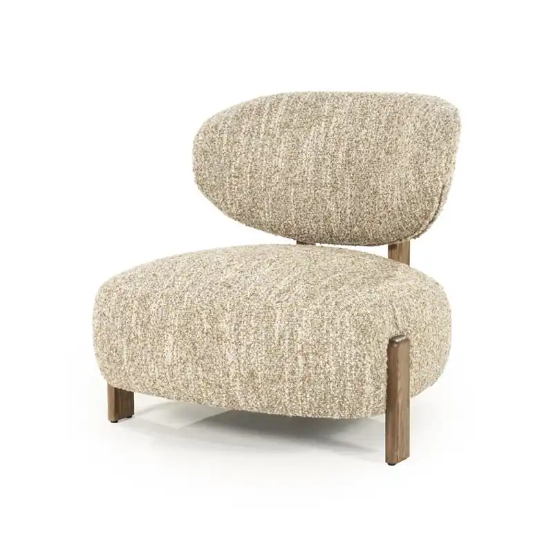 Eleonora fauteuil Reza bruin - beige Bay