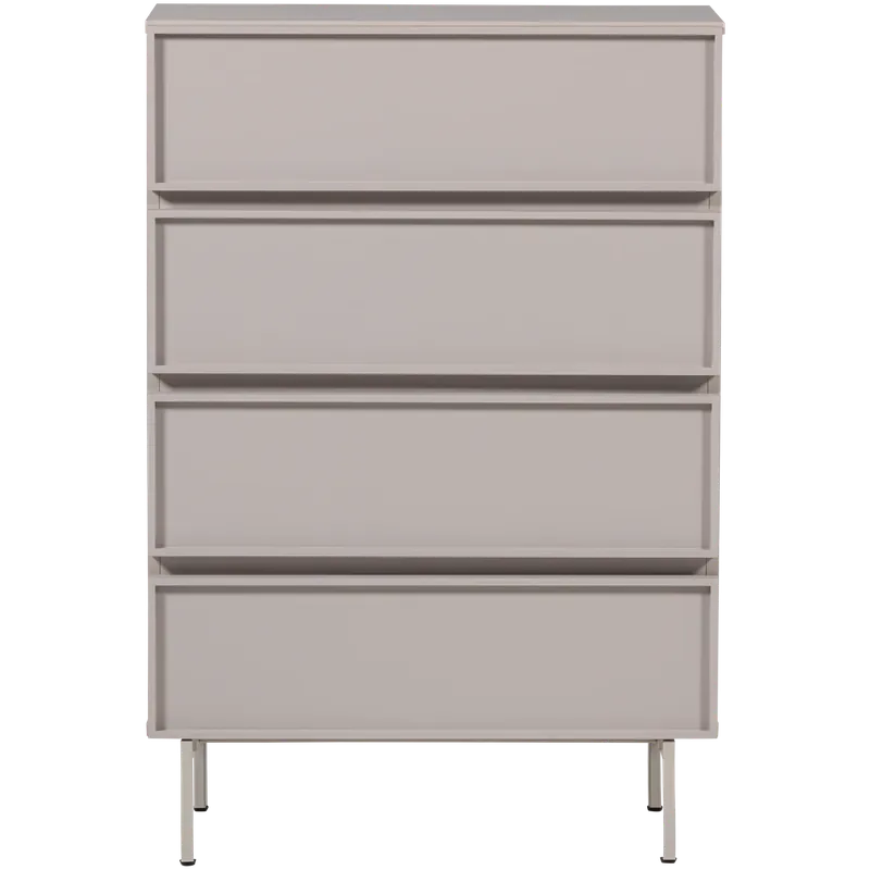WOOOD Tours ladekast 4 lades melamine/MDF zand