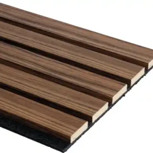 Decowall akoestisch paneel advanced walnoot 2600x300x17mm - 2 stuks