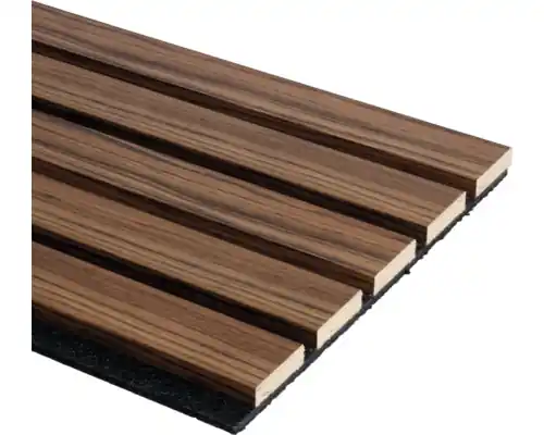 Decowall akoestisch paneel advanced walnoot 2600x300x17mm - 2 stuks
