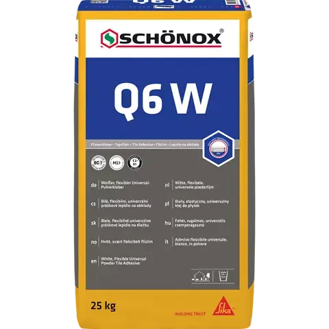 Schonox Q6 W universele poederlijm 25 kg