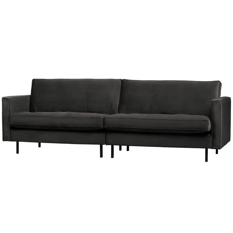 RODEO Classic bank 3-zits velvet antraciet