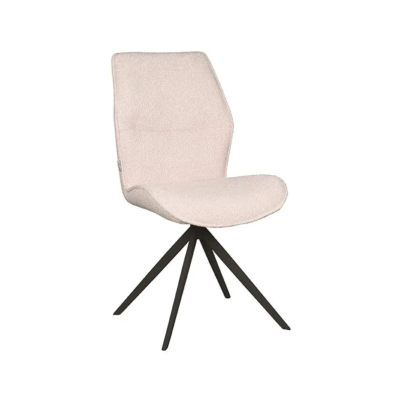 LABEL51 Eetkamerstoel Comfy naturel boucle