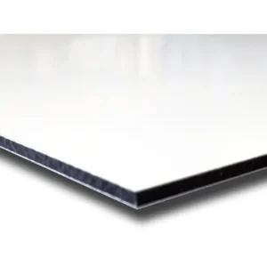 Dibond platen 3050 x 1500 x 3 mm kleur: wit