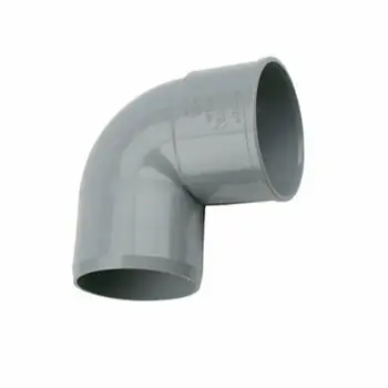 Pvc bocht 32 mm 90° een keer lijmmof
