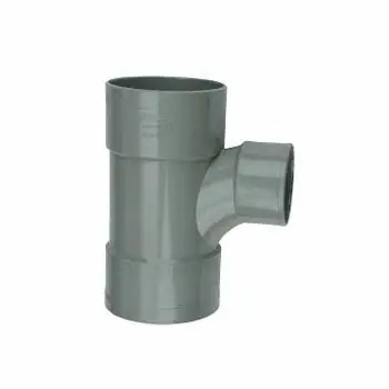 PVC T stuk verlopend 110x50x110mm 88° drie keer lijmmof