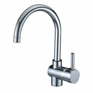 Wastafelkraan met draai uitloop "Angely" H=24cm Chroom