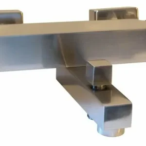 Badthermostaat kraan "Square" RVS-Look