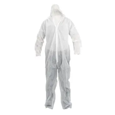 Wegwerp overall wit