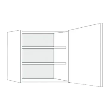 BribusBovenkast eco 1 wit 60x57,1x32cm FSC