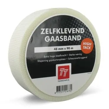 TechnotapeGlasvezeltape indoor high tack wit